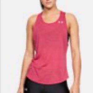NWT pink under armour tank top